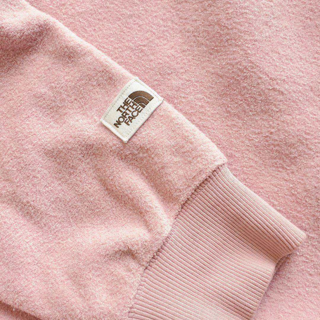 美品 THE NORTH FACE スウェット ピンク L