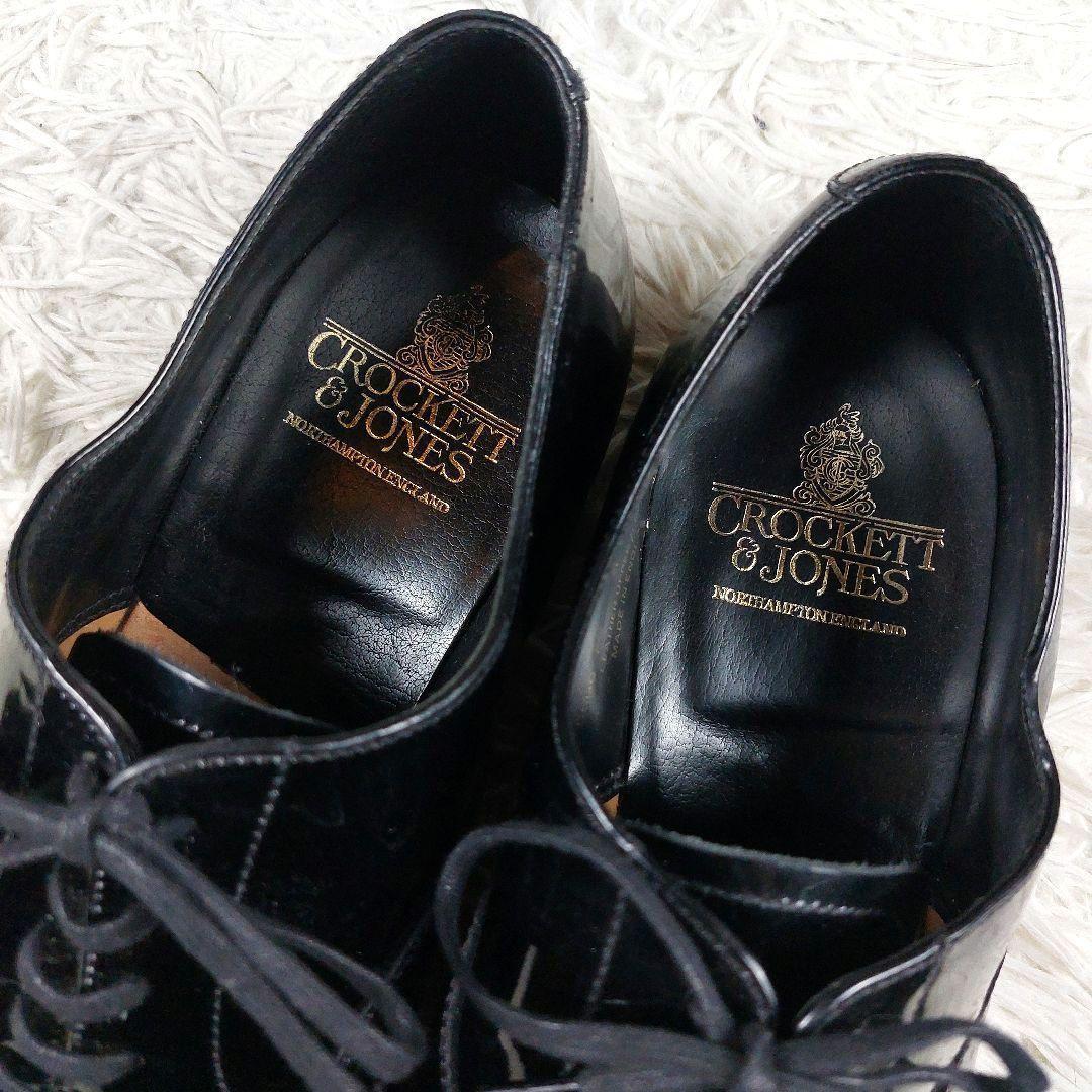 クロケット＆ジョーンズ 結婚式 エナメルドレスシューズ 靴黒 26cm