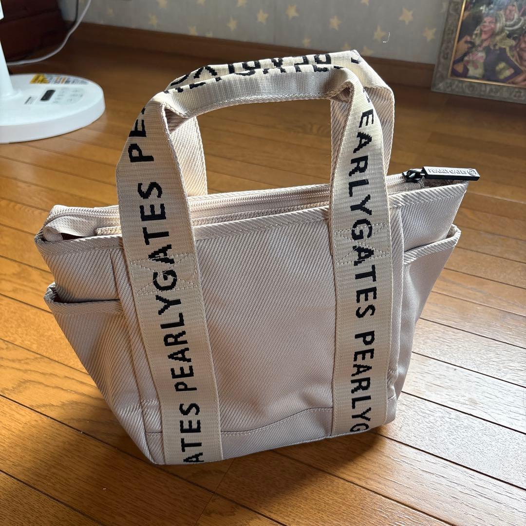 PEARLY GATES カートバッグ ベージュ