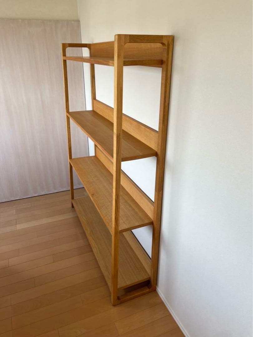 アクタス 木製 シェルフ 棚 4段