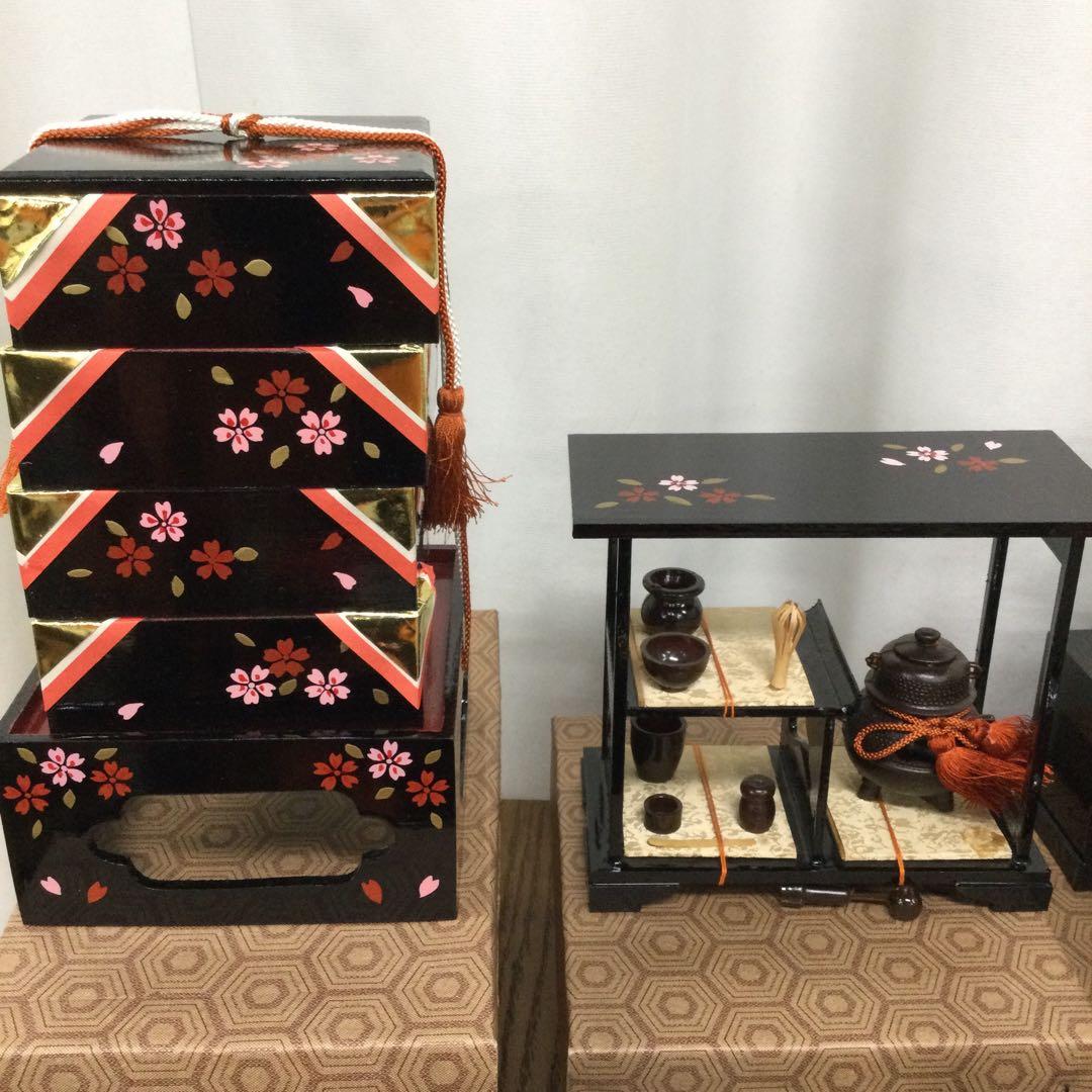 引き取り限定 雛人形 全15体 お道具 ひな祭り 女の子 お祝い ディスプレイ