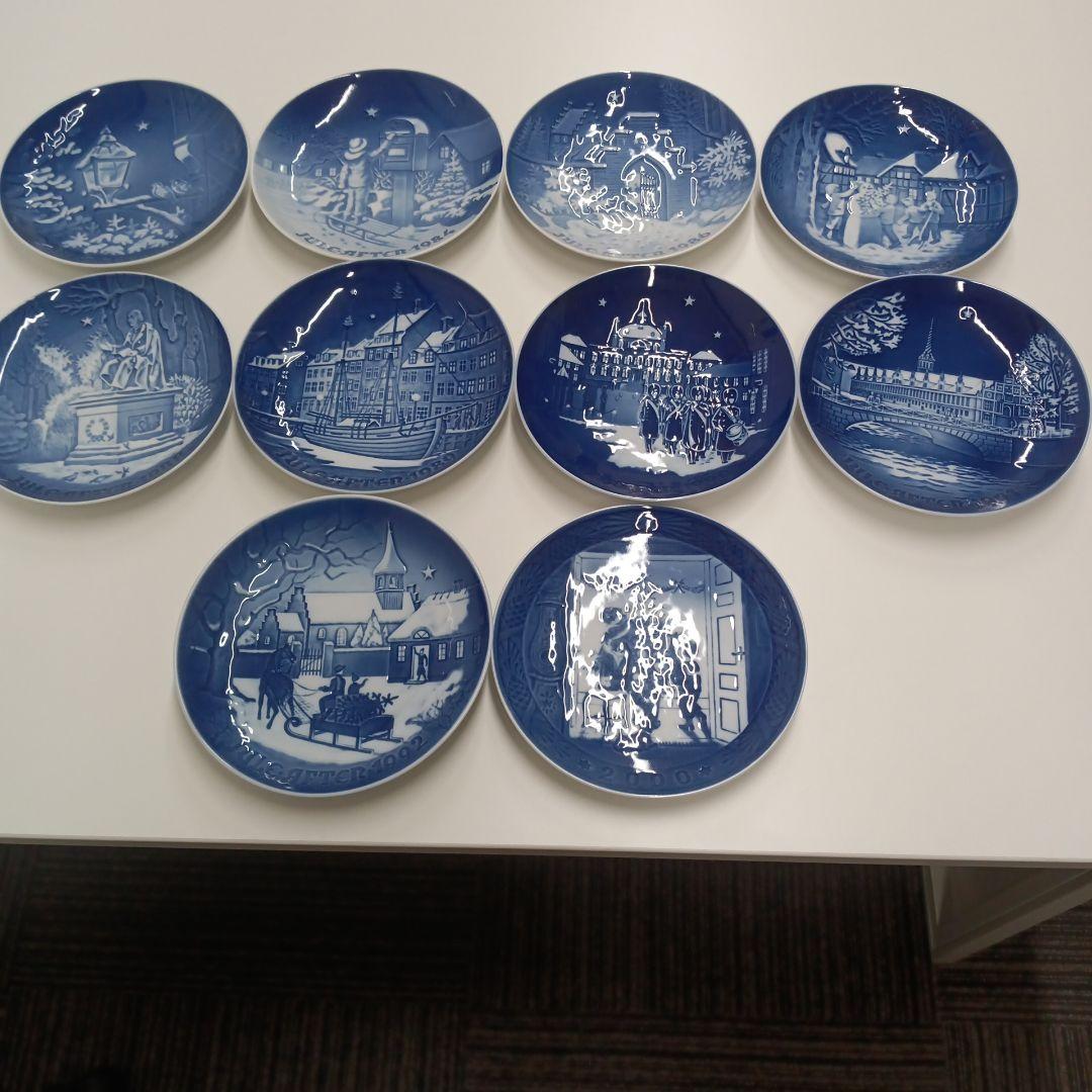 ロイヤルコペンハーゲン　クリスマスデザイン皿 10枚セット