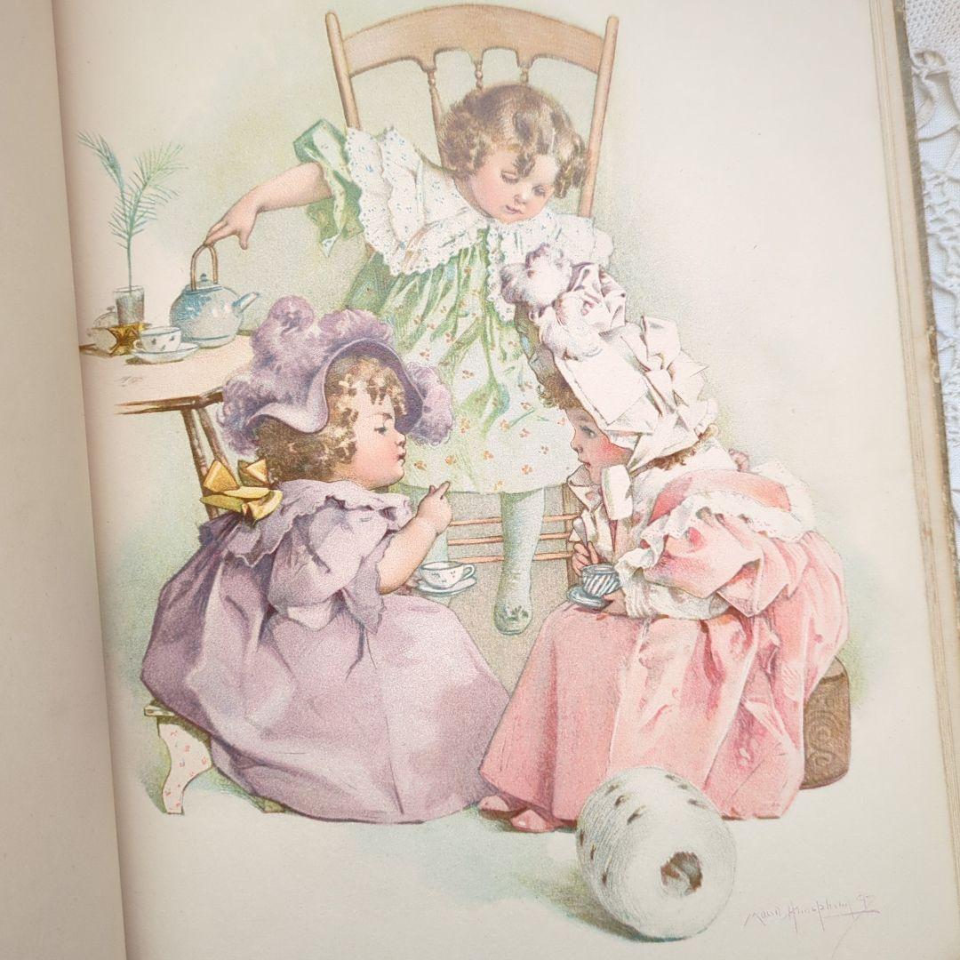 超稀少1897モードハンフリー絵本 初版本 洋書 アンティーク ヴィクトリアン