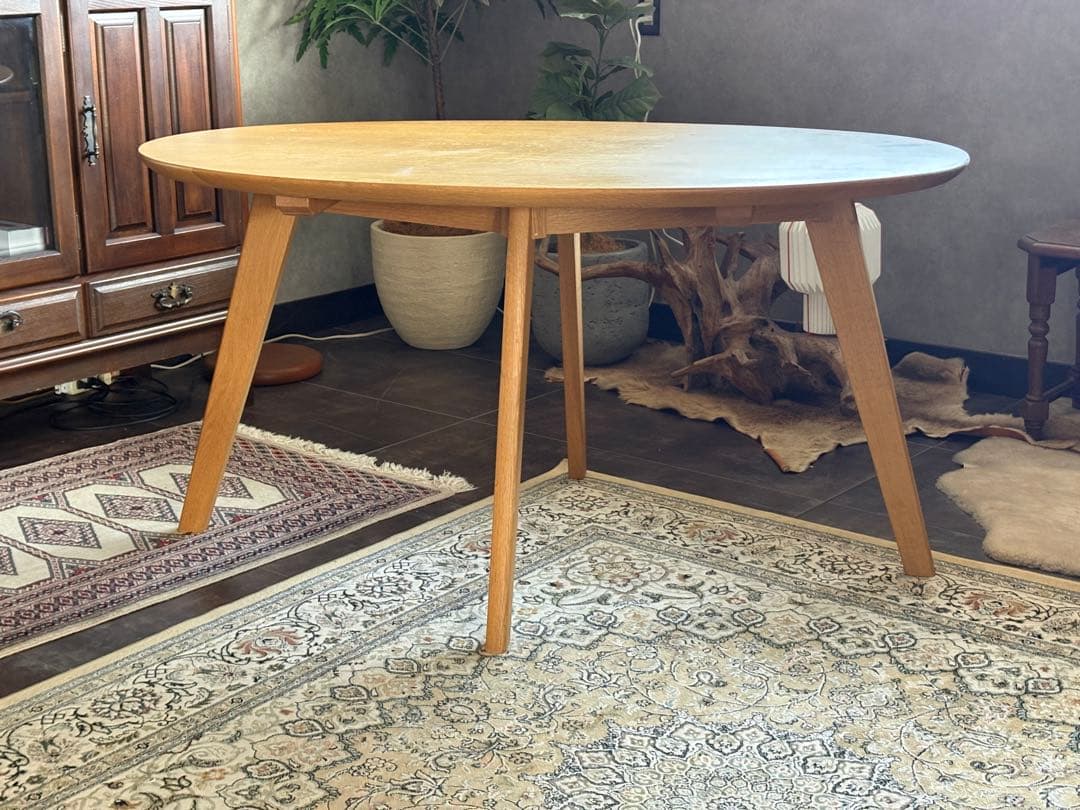 柏木工　KASHIWA ダイニングテーブル　オーバル型　ヴィンテージ　R