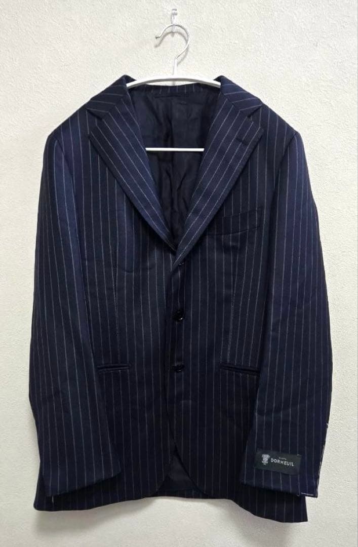 美品★SOVEREIGN ハンドライン チョークストライプ シングル3Bスーツ