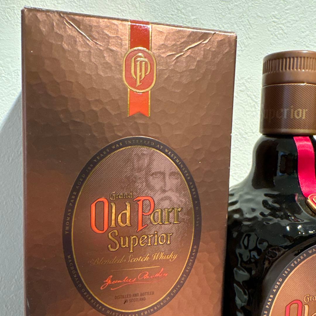 Old Parr Superior 750ml 箱入りウイスキー