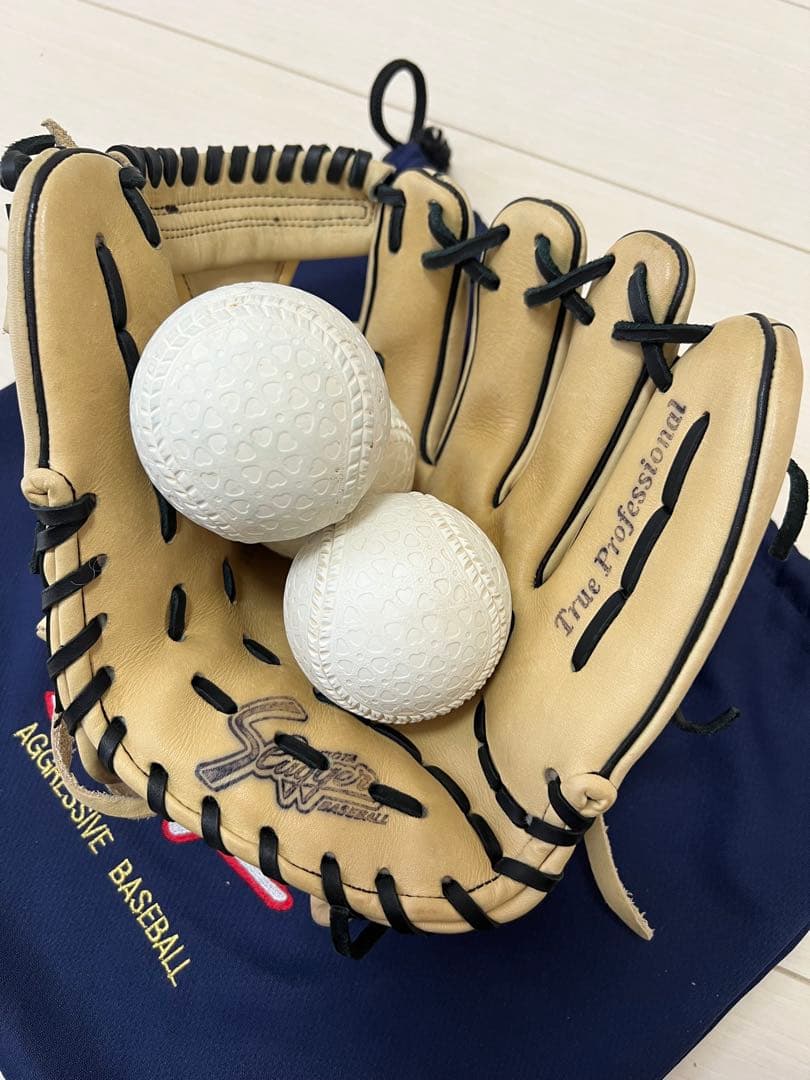 Slugger 軟式用野球グローブ ベージュ 久保田スラッガースペシャルオーダー