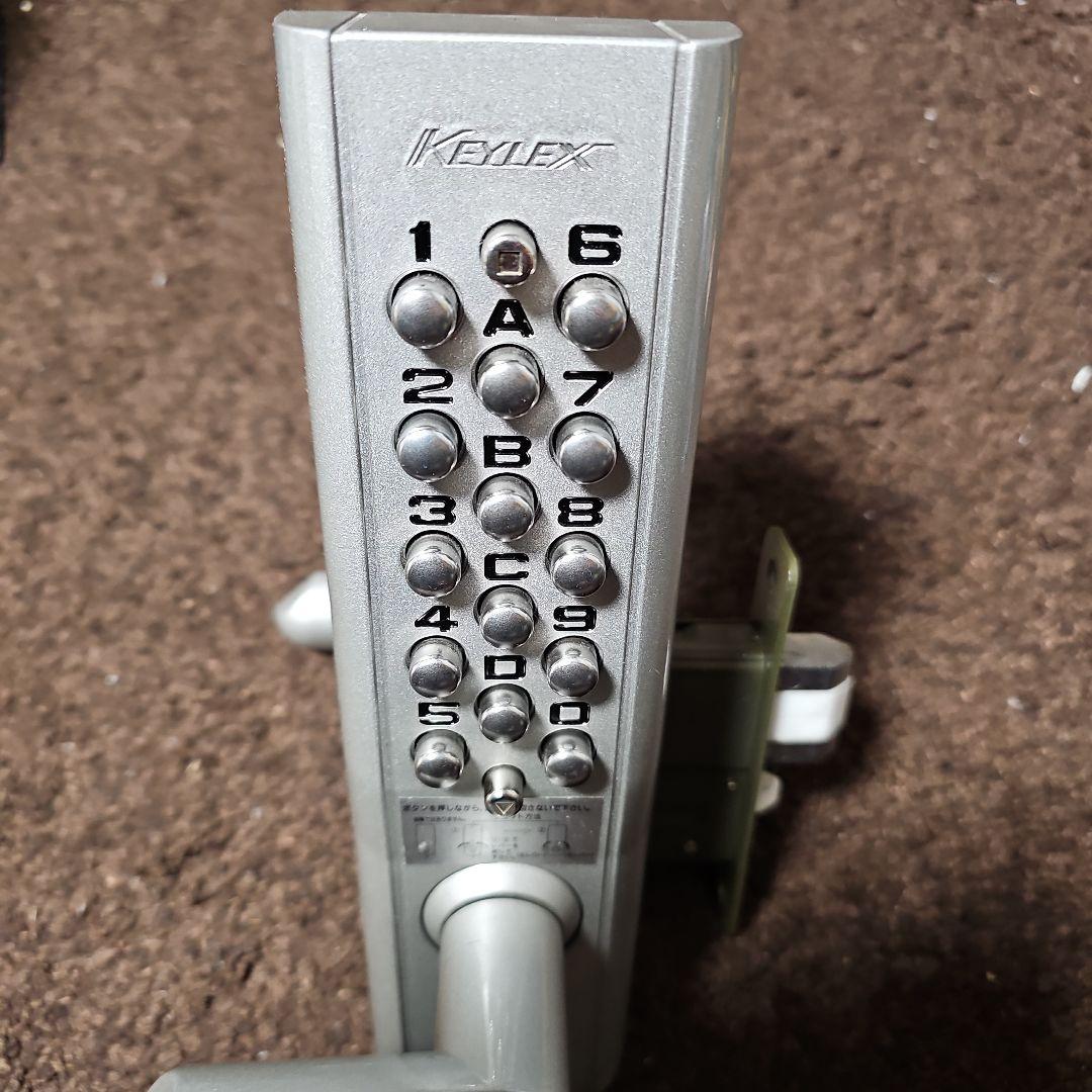 う*ん様 中古品ボタン式 暗証番号錠　長沢製作所 KEYLEX　キーレックス
