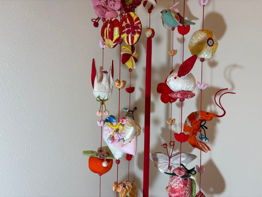 可愛いつるし雛No.175・ひな祭り・桃の節句・さげもん吊るし飾り・初節句飾り