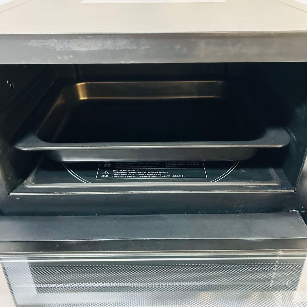 【美品】BALMUDA　バルミューダ　オーブンレンジK04A-BK