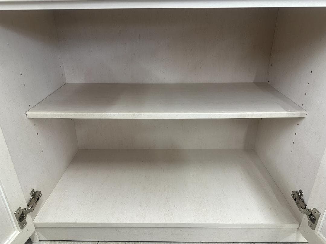 ユーアイ　B-COMPANY　食器棚　クリチコ　ホワイト