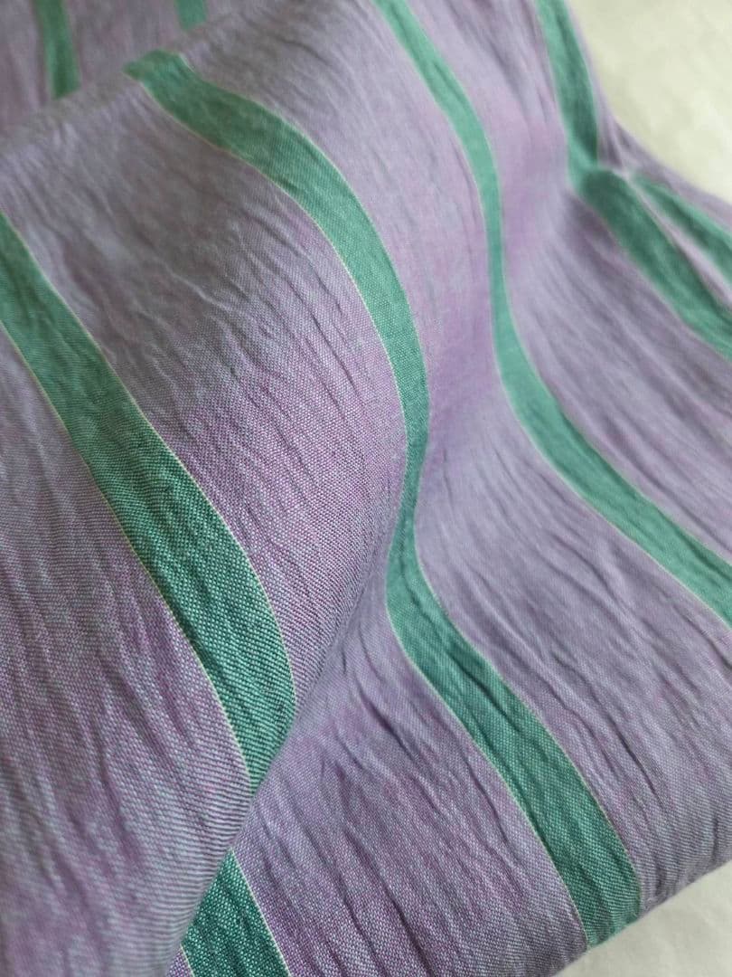 新之助上布 綿麻 バチ衿