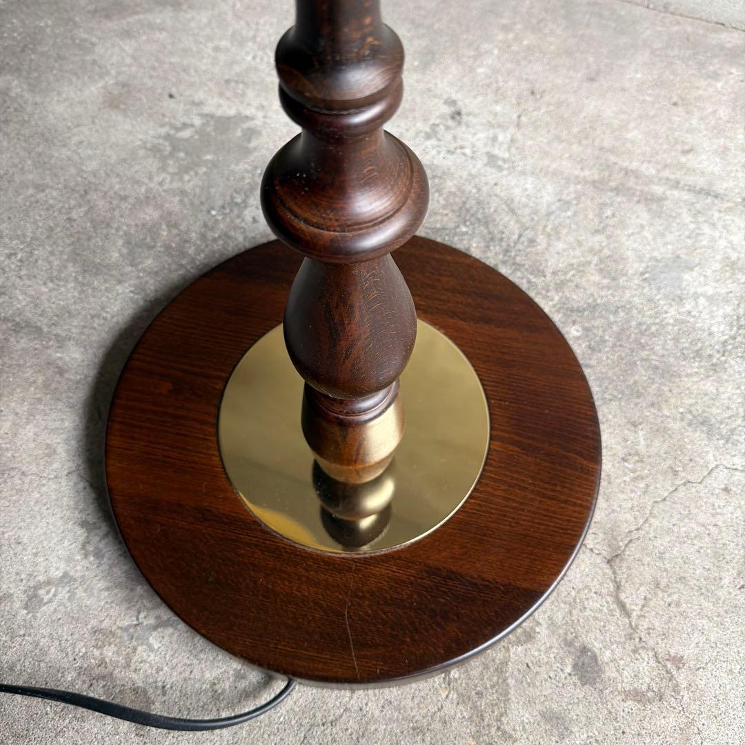 美品　幸陽製作所　ウォルナットフロアランプ　スタンド照明　間接照明