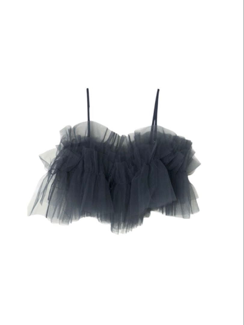 チュールドレス　ベージュ