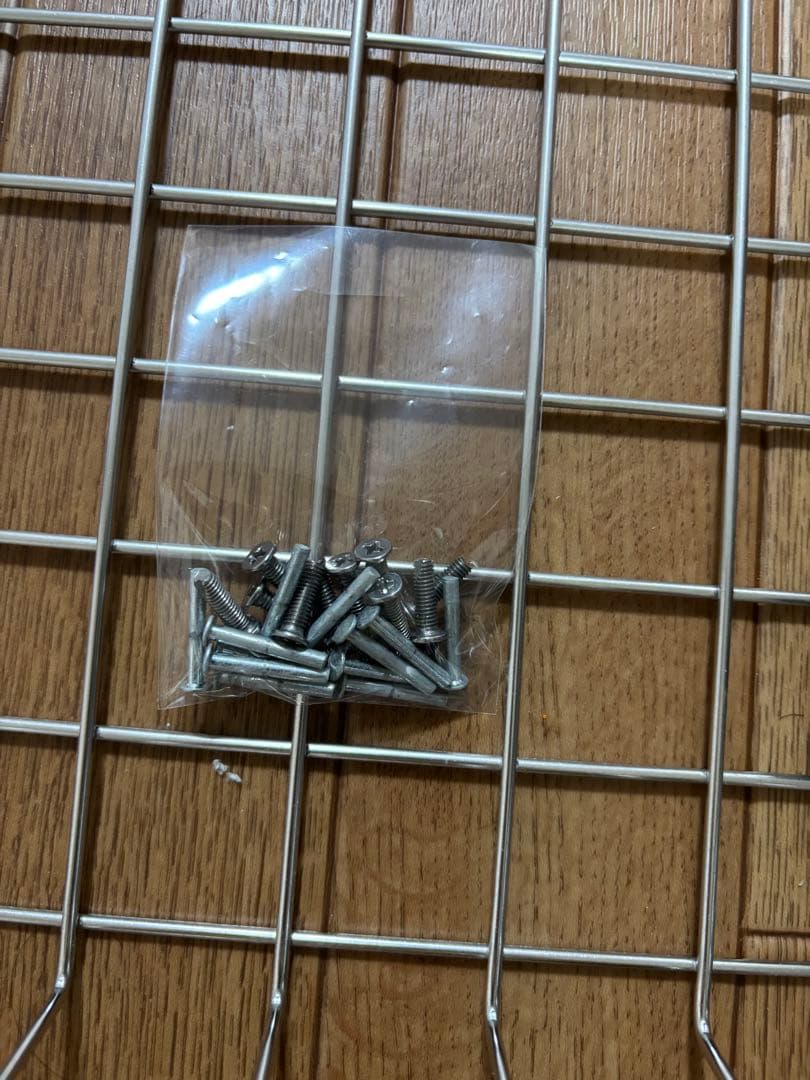 無印良品 ステンレスユニットシェルフ 追加用ワイヤーバスケット 84cm 3個