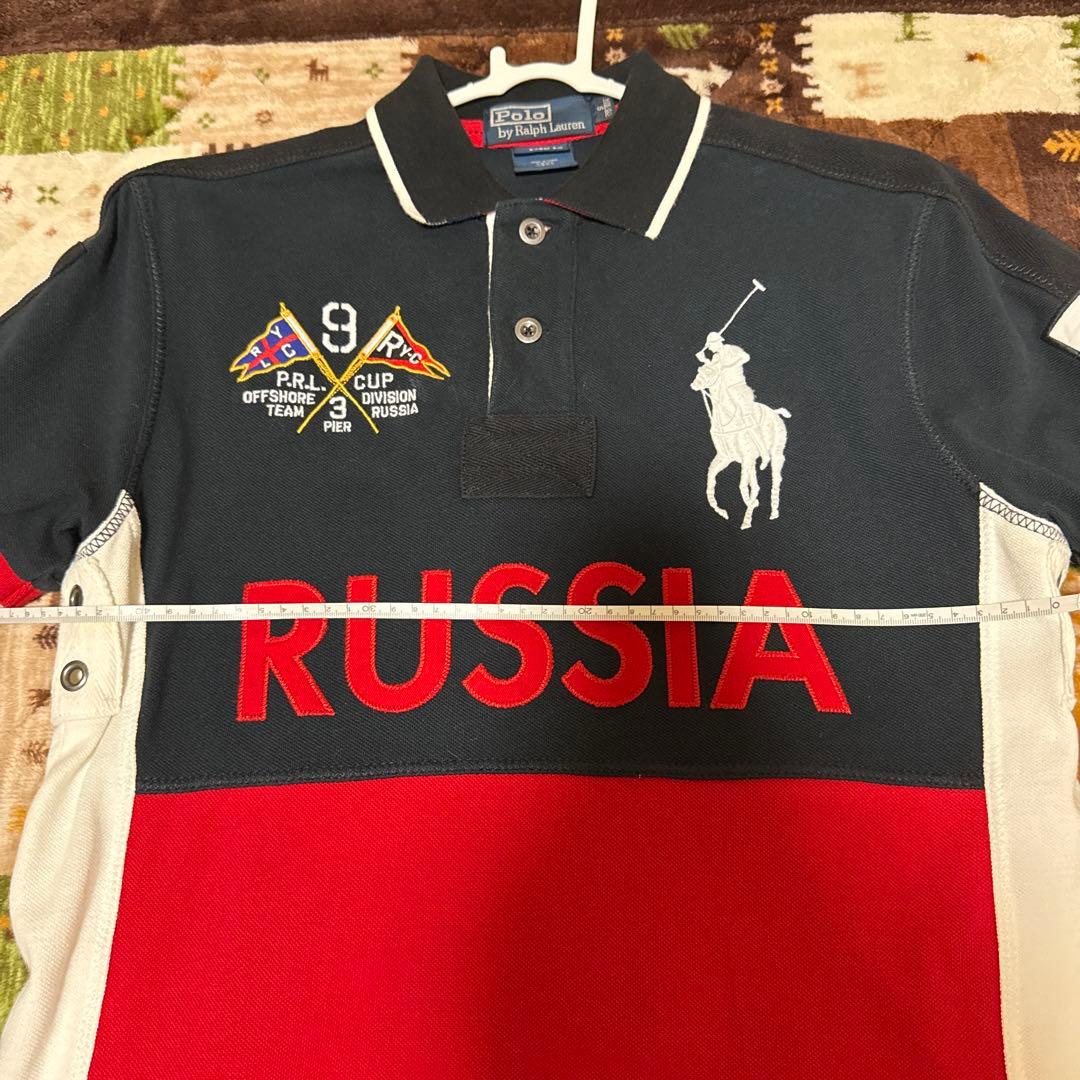 ポロラルフローレン・RUSSIA、ポロシャツ古着