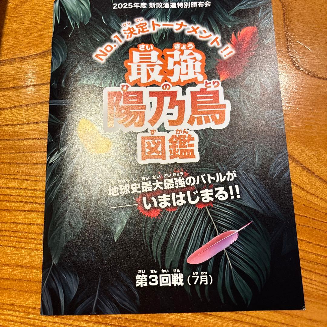 2025年新政酒造特別頒布会第三回戦