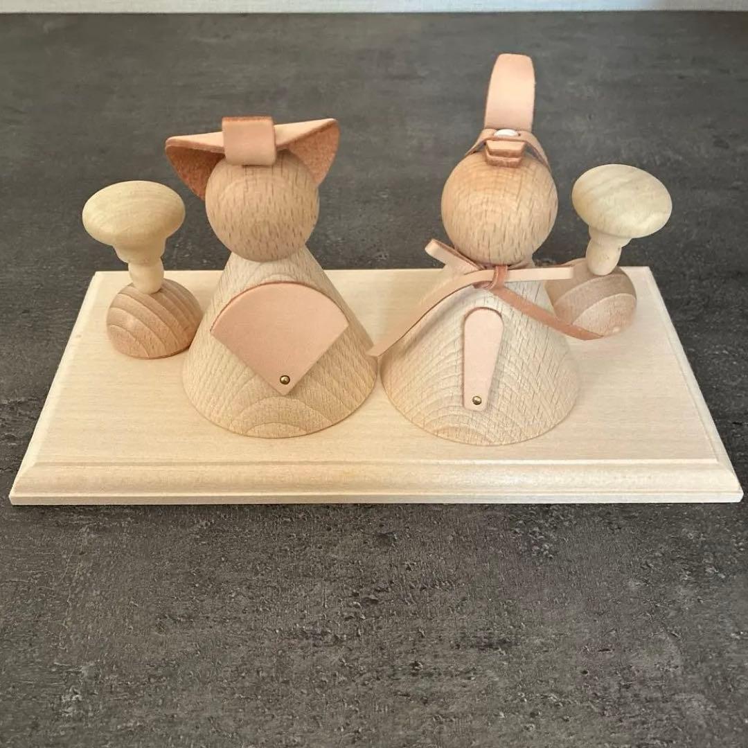 e c r u エクリュ　ohinasama お雛様　雛人形　木　作家　小型