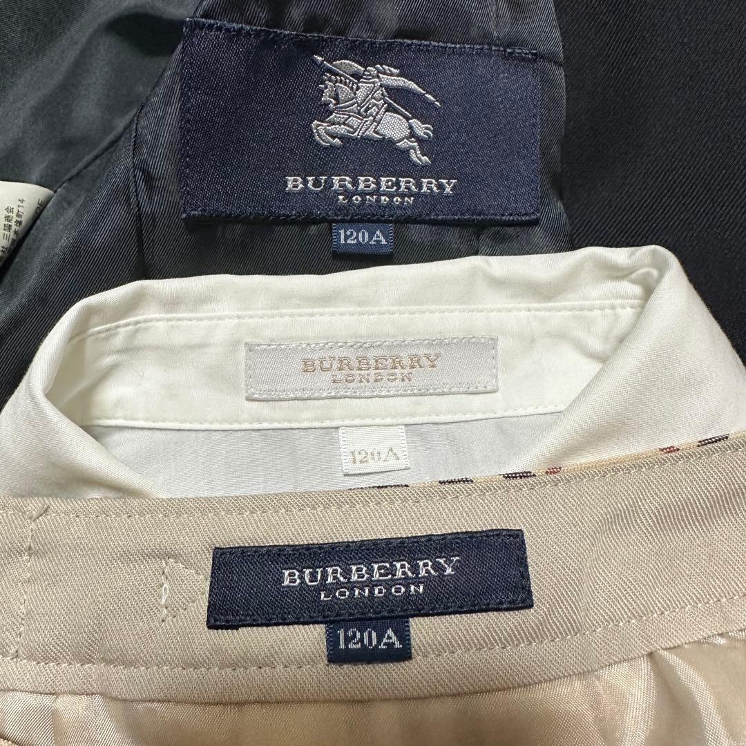 バーバリー ブレザーとスカートセットノバチェック 120 女の子