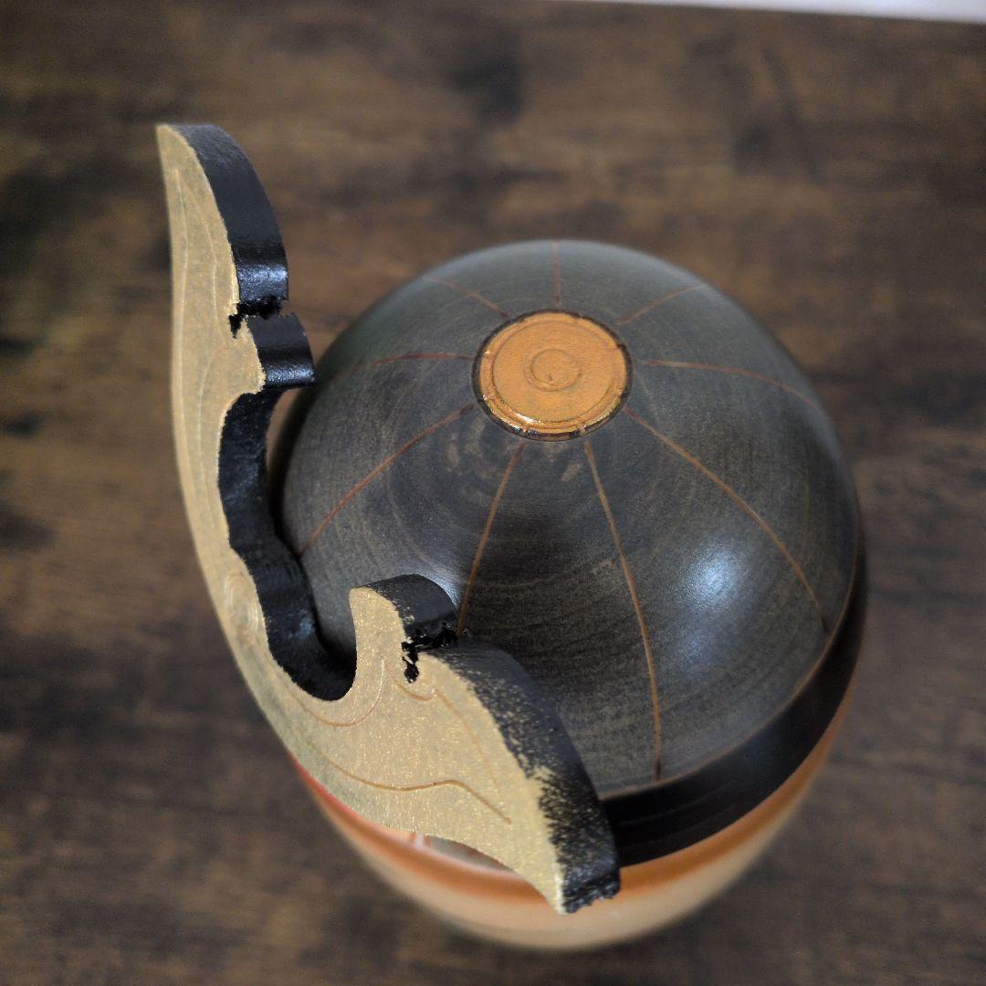 USED 五月人形こけし 龍神 卯三郎こけし【匿メル便】