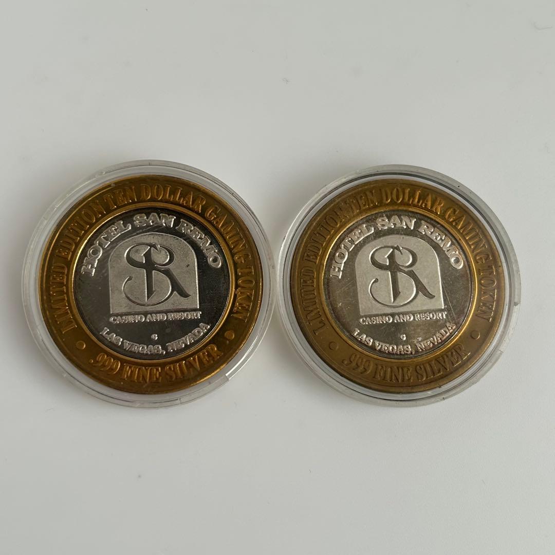 ラスベガス 閉業ホテル　コレクショントークン2個