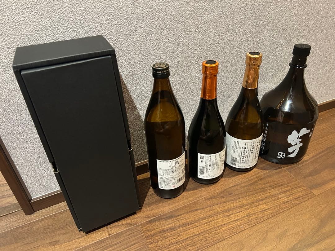 焼酎4本セット　安田　フラミンゴ　久保　Glow ep05 国分酒造　前割瓶