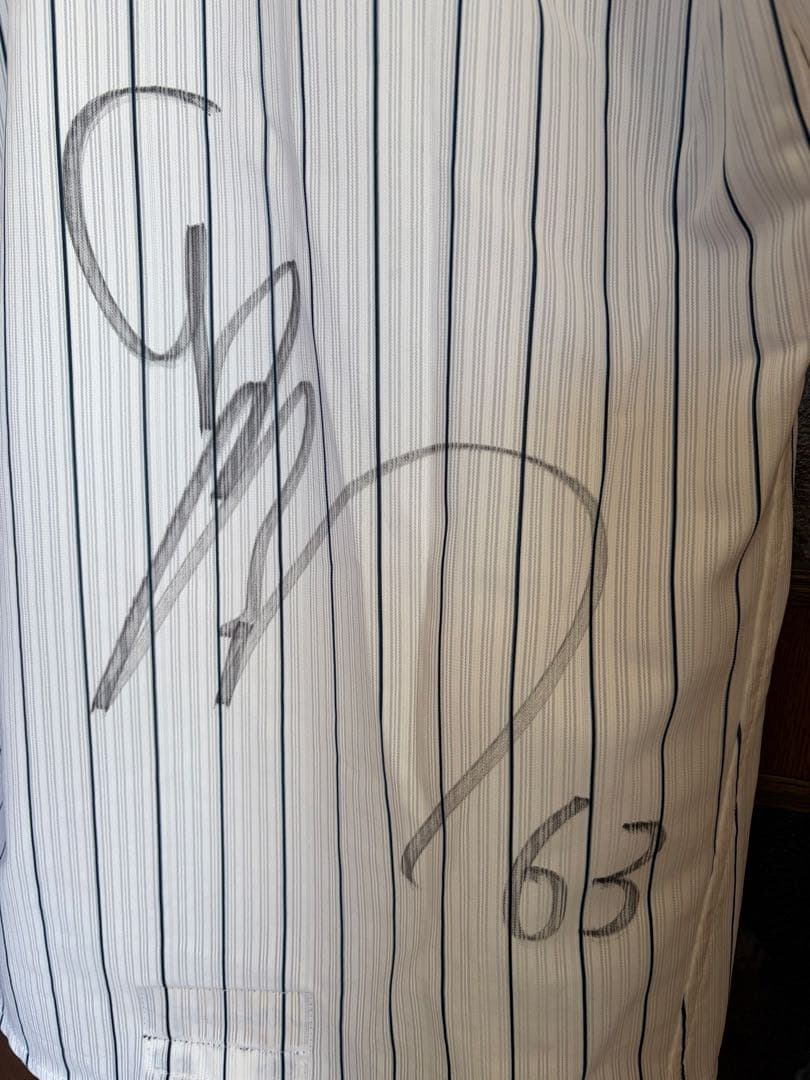 実使用！　千葉ロッテマリーンズ　和田 康士朗　 直筆サイン入りユニフォーム