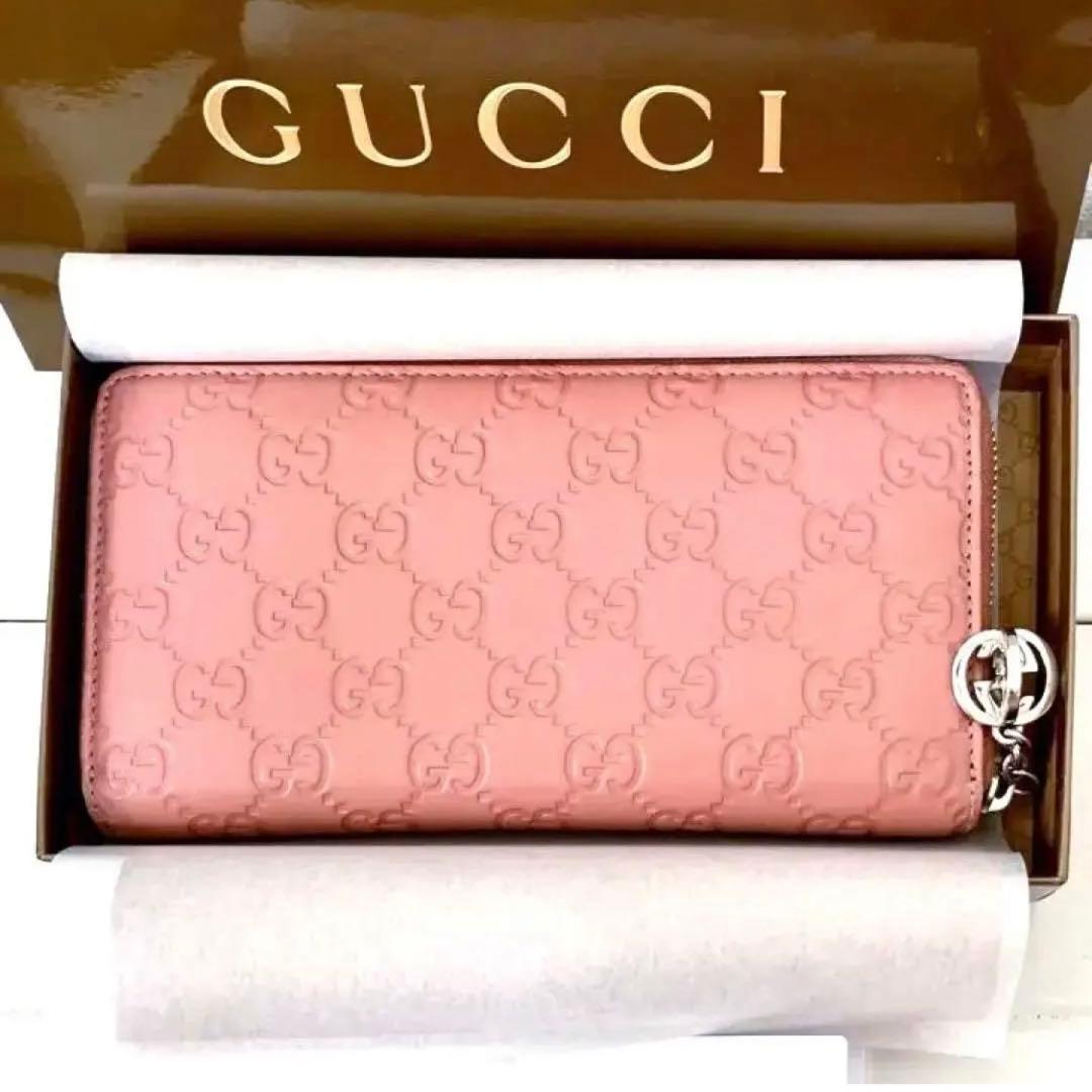 【美品・箱付】GUCCI グッチ長財布 GGTWINS GGツインズ ロゴ