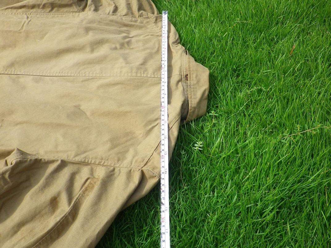 旧日本陸軍　軍服　三式雨衣　大号　フード付き　当時物　【管番346】