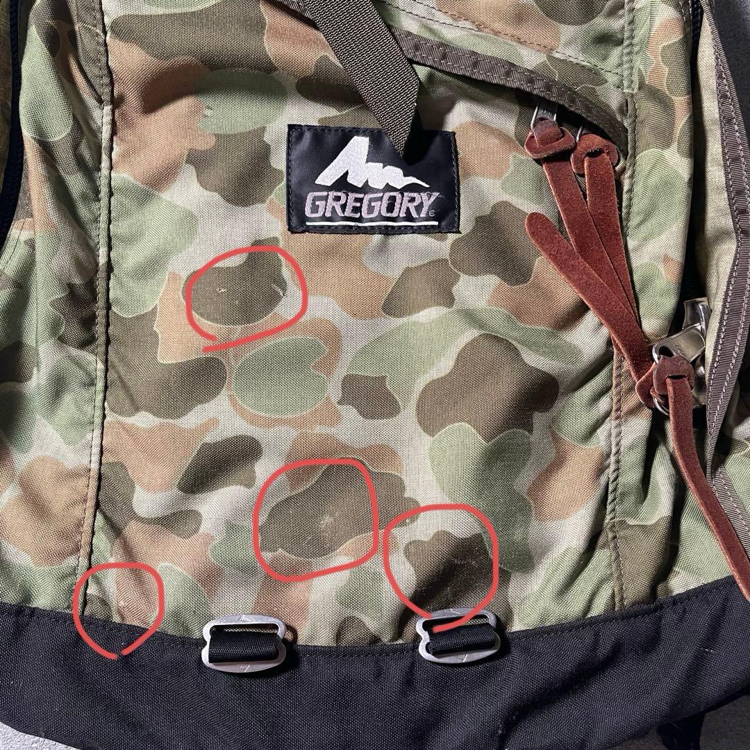 90s USA製 GREGORY ダックハンターカモ リュックサック 旧タグ