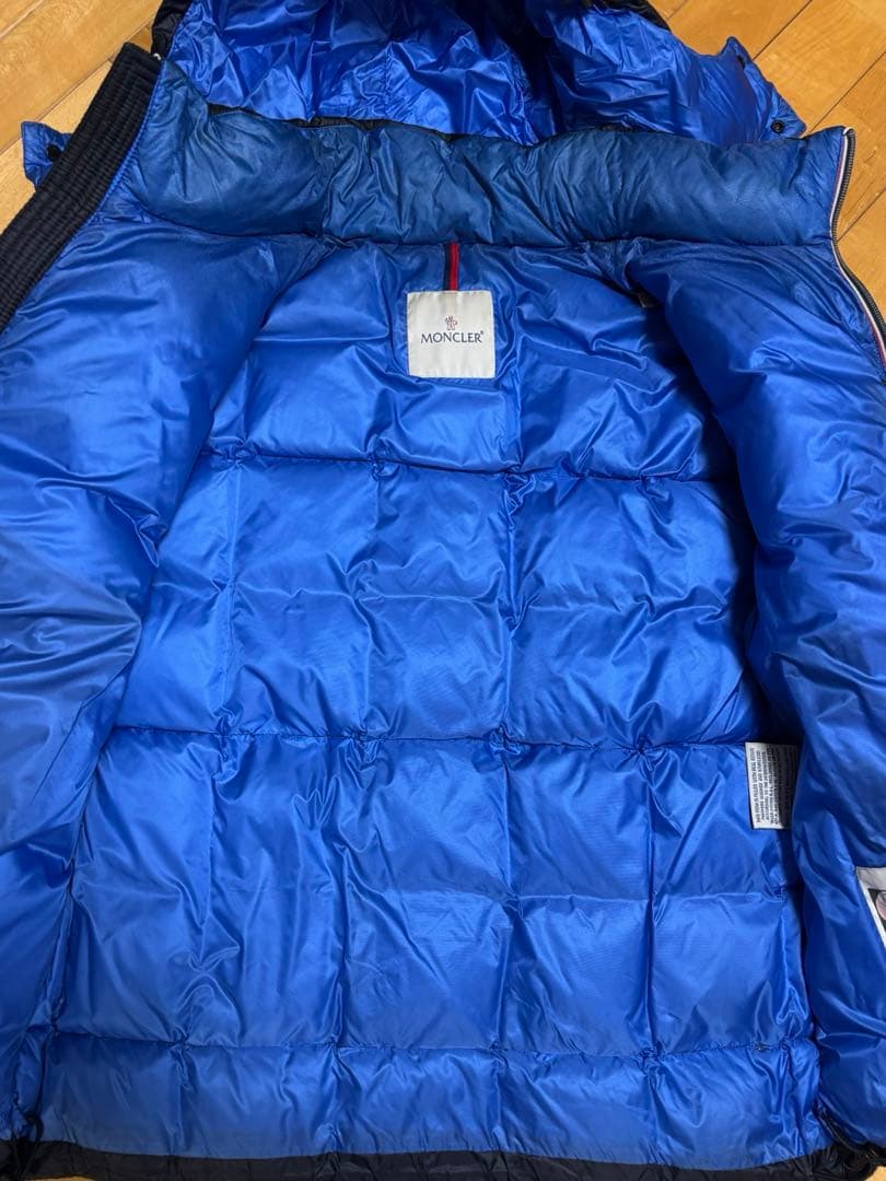 モンクレール　LEFRANC GIUBBOTTO ルフラン　ブラックネイビー