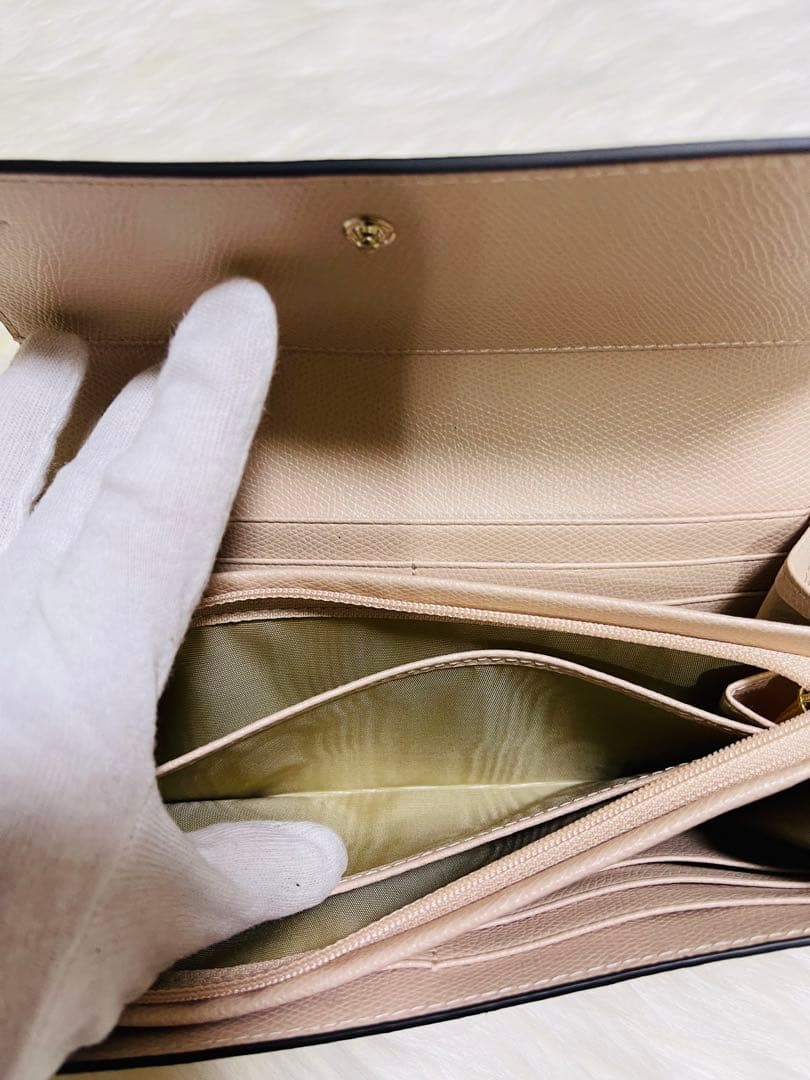 dragon1127 さん専用FURLA ベージュ レザー 長財布