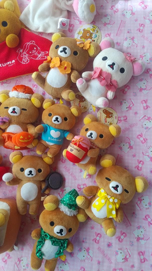 リラックマ　コリラックマ　ぬいぐるみ　ポーチ