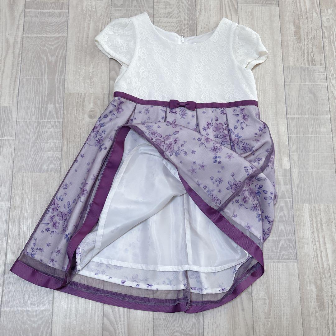 極美品♡プライベートレーベル フォーマルワンピース 卒園式 入学式 120