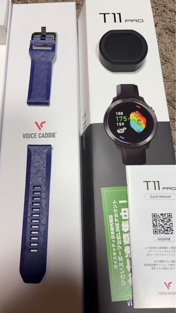 【2025年9月購入】 VOICE CADDIE T11 PRO GPSナビ