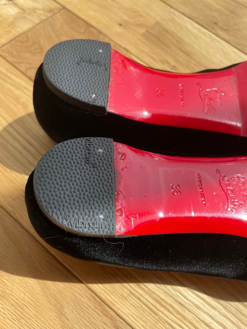 クリスチャンルブタン　フラットシューズ　23cm