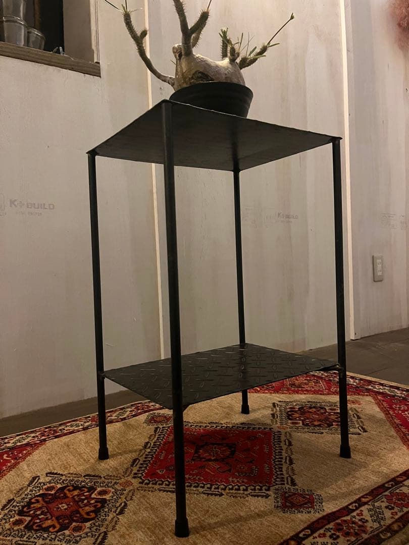 アイアンラック　シューズラック　植物棚　インダストリアル