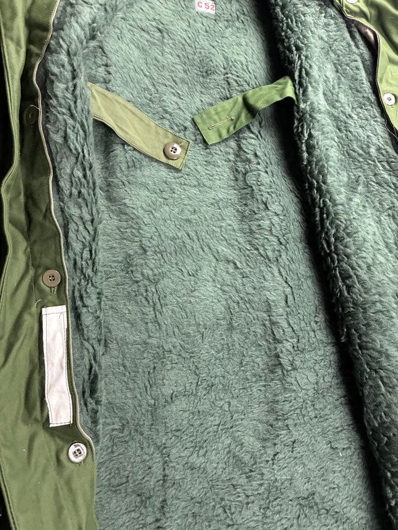 スウェーデン軍 M-59 ミリタリーコート ライナー付き C52 カーキ
