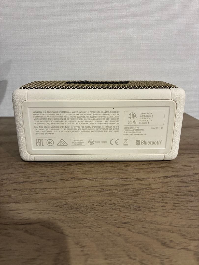 【美品】MARSHALL EMBERTON スピーカー 防水 屋外可