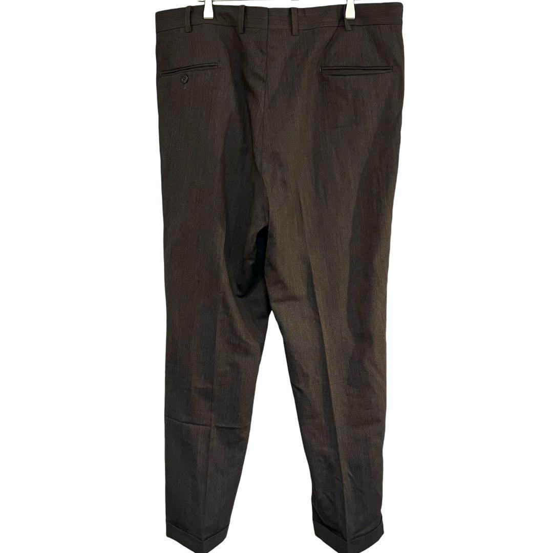 ヴィンテージ　スーツ　セットアップ　90s　セレモニー　成人式　ダークブラウン