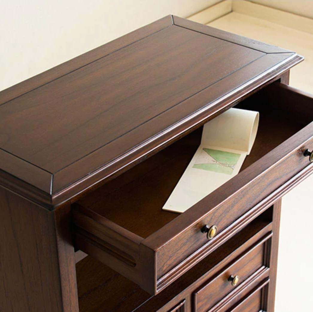 英国スタイル チェスト 電話台/FAX台 W60