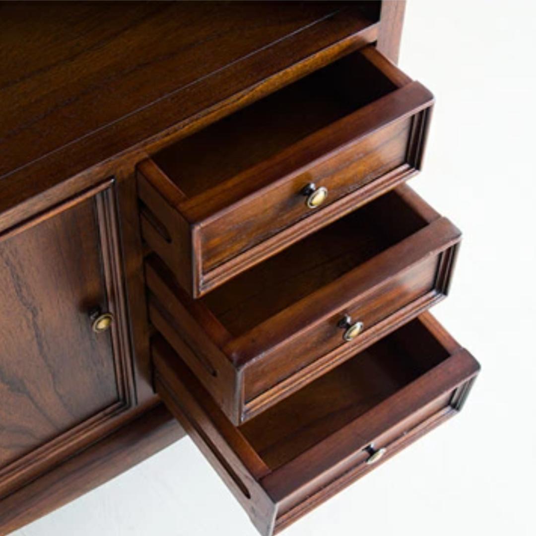 英国スタイル チェスト 電話台/FAX台 W60