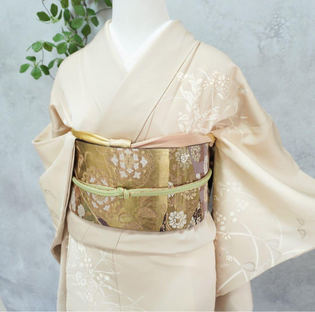 訪問着フルセット264▪︎卒業式　入学式　お宮参【訪問着、袋帯、帯締め、帯揚げ】