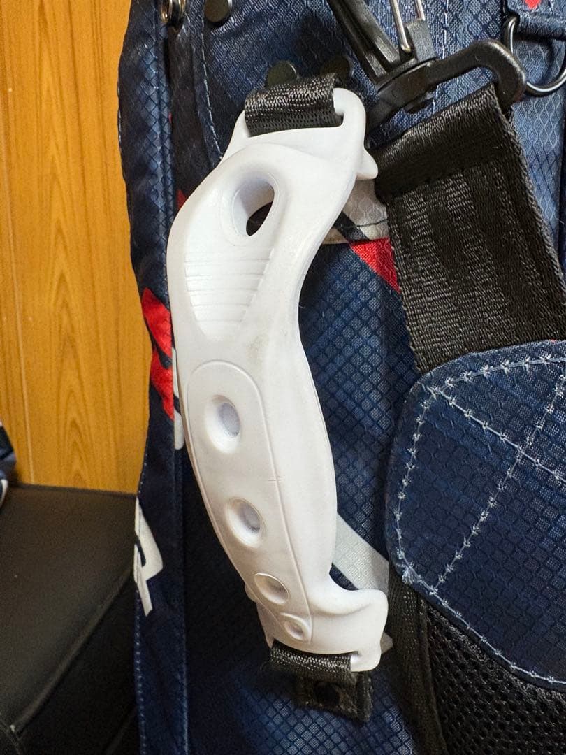 えこ　プーマ　キャディーバック　メンズ　ネイビー／レッド