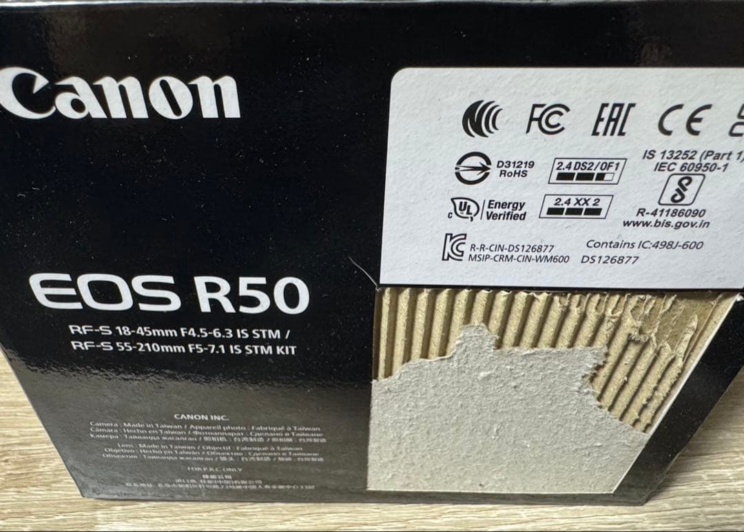 Canon EOS R50 ダブルズームキット 黒