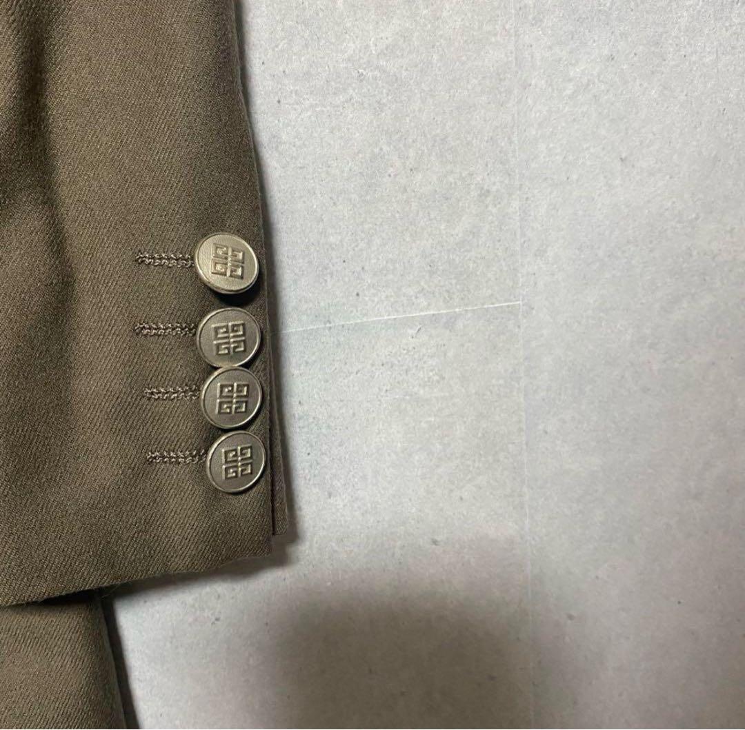 70s archive ss GIVENCHY テーラード ダブル 金ボタン