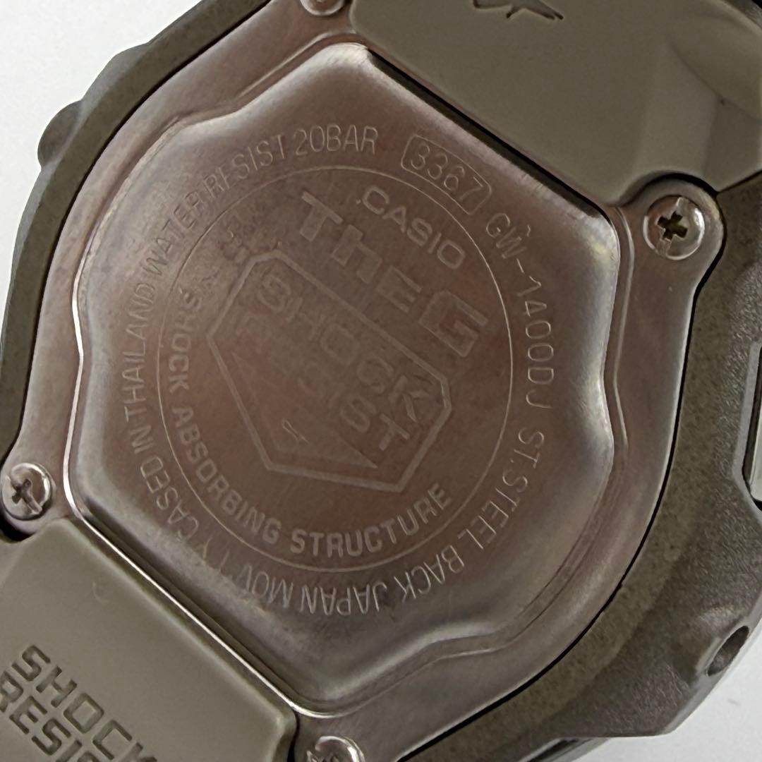 CASIO G-SHOCK GW-1400DJ 電波ソーラー メタル アナデジ