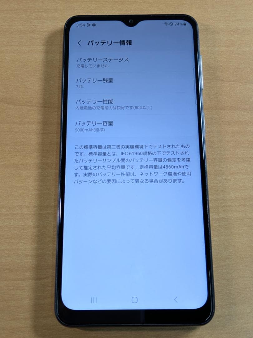 スマートフォン本体 011000H Galaxy A32(5G) SCG08 64GB