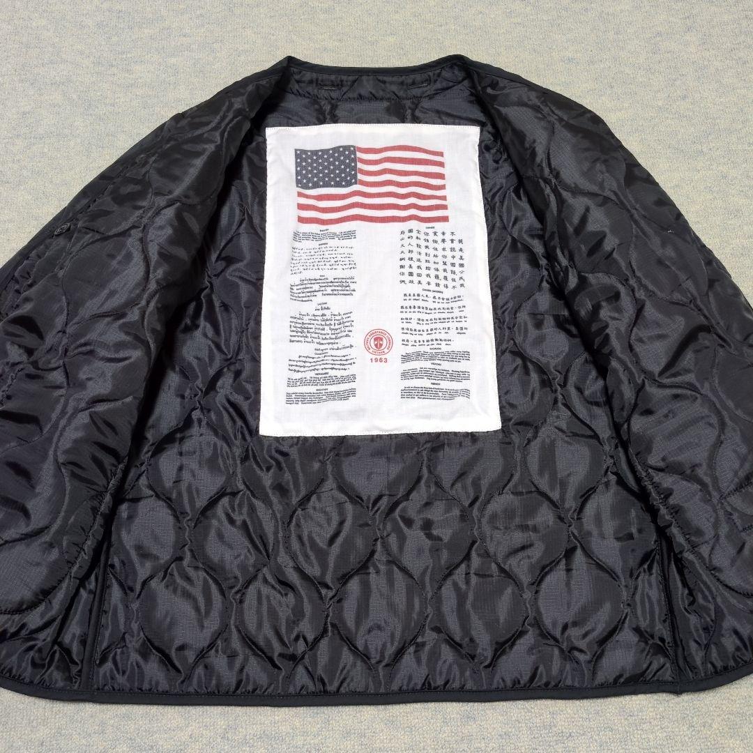 uniform experiment×ALPHA M-51モッズコート 黒 XL