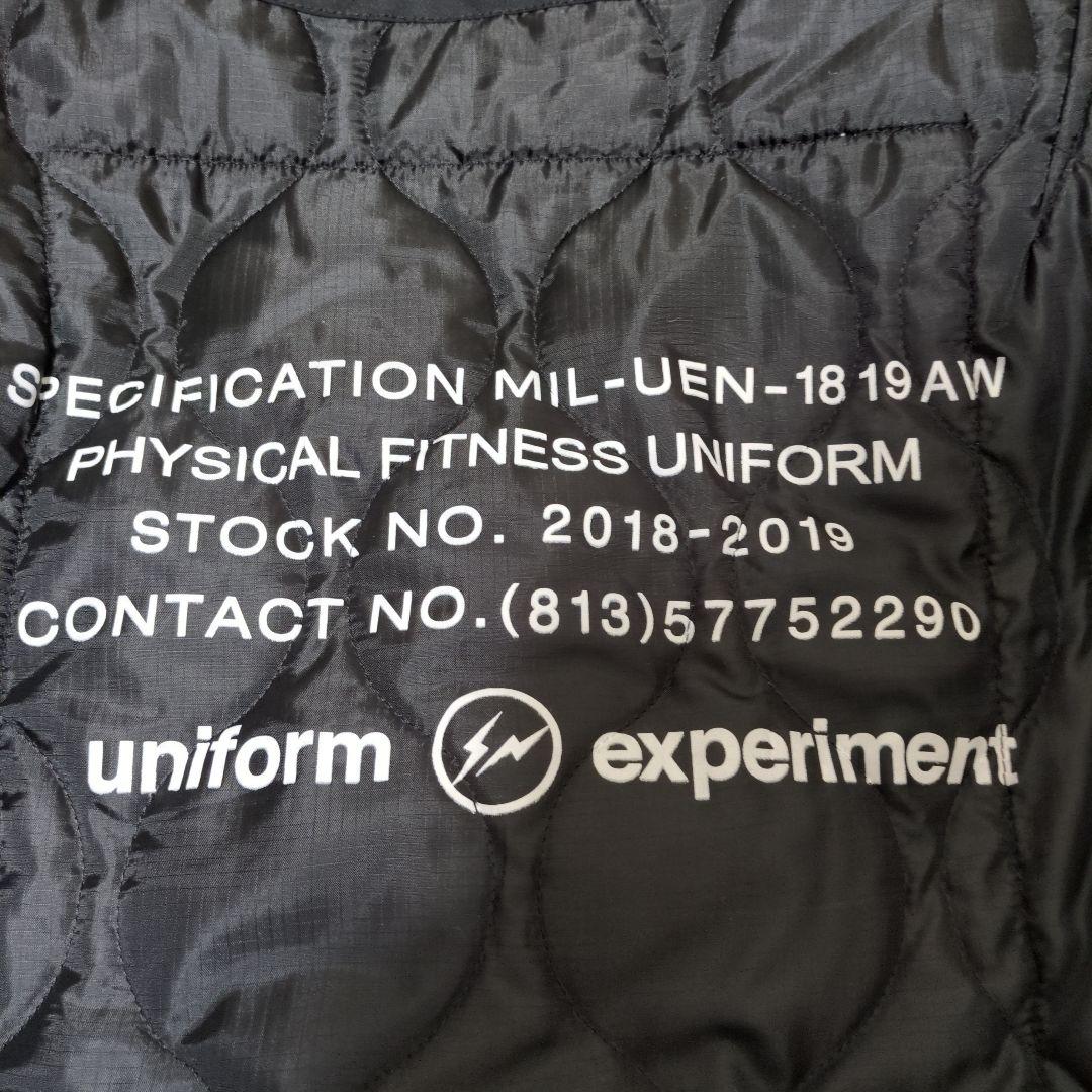 uniform experiment×ALPHA M-51モッズコート 黒 XL